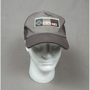 Retro 2008 Nintendo Classic NES Controller Fitted Hat 23" Grey Red Rubber Button